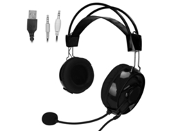 Headset Gamer com Microfone, RGB, Compatível com PC e Outros