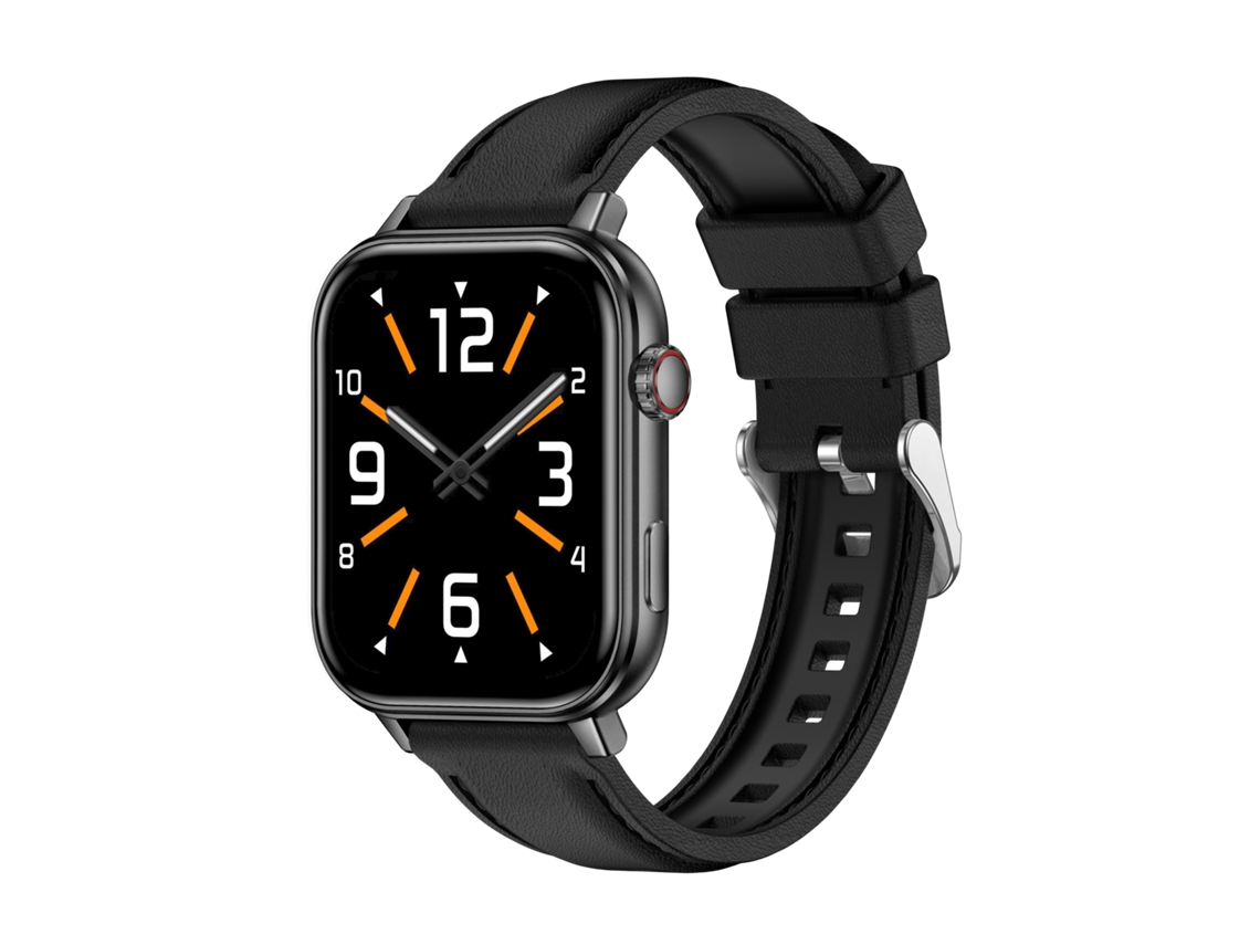 Smartwatch Ikikso Gps Ecrã 1,83 Polegadas Chamadas Bluetooth 100+ Modos Desportivos Ip68 Preto