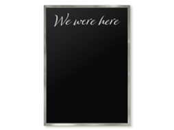 Quadro de vidro magnético "We Were Here For The Hall Espelharte" (50x70 cm)