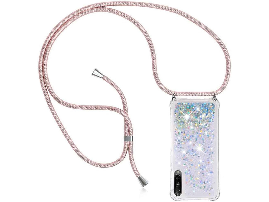 Correia Colar Brilhante para Honor, Huawei Honor 9X/9X Pro HONGWE. Silicone