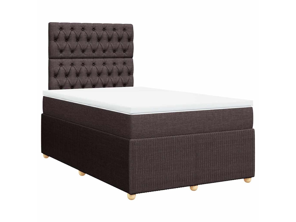 Box Spring Bed, Box Spring Beds Vidaxl Marrom Tecido (120 X 190 Cm)