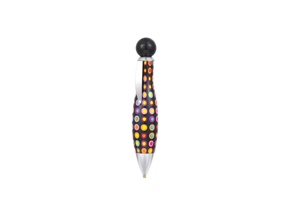 Caneta Aplicadora de Diamantes para Pintura com Diamantes, Multicolorida, em Formato de Bola de Boliche Preta AQUAFORGE