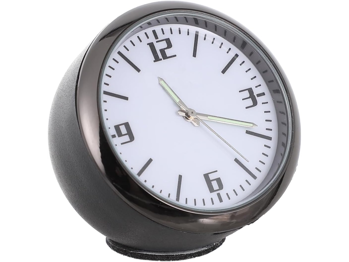 Relógio De Ventilação Para Carro Em Abs Quartz