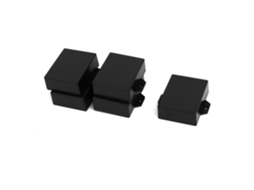 Caixa de Junção À Prova de Poeira Ip65 para Projetos Elétricos, 63 Mm X 51 Mm X 22 Mm, Preta, 5 CHABERLU