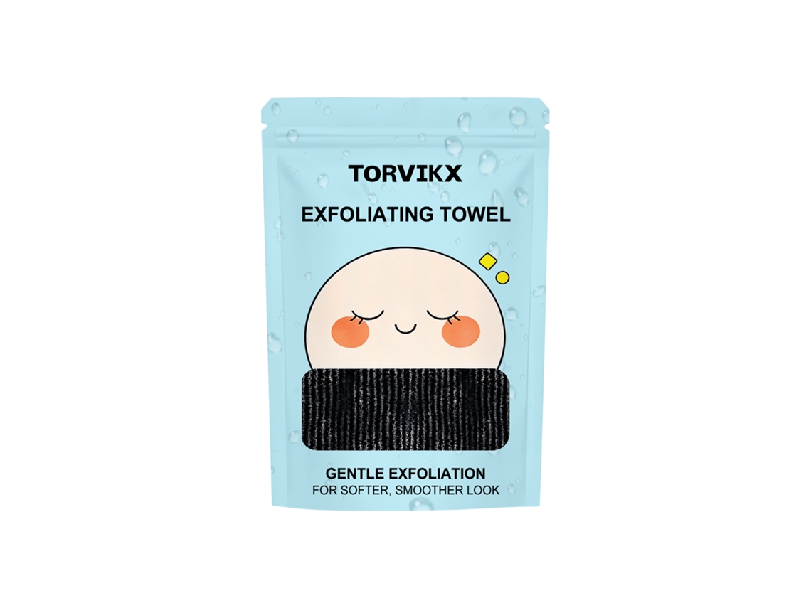 Toalha Exfoliante Torvikx Nylon Durável Pele Limpa