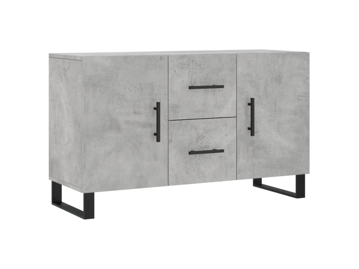Sideboard, Sideboards Vidaxl Cinzeto Madeira Processada (n/a)