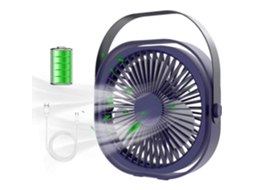 Ventilador USB MDUG de 3 Velocidades, Operação Silenciosa e Compacto