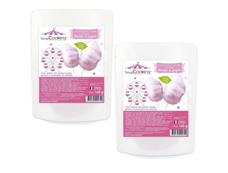 Preparo Algodão Doce Rosa 320 gScrapcooking