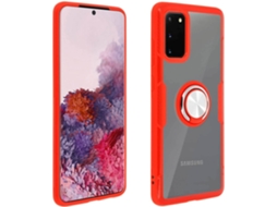 Capa Com Suporte Samsung Galaxy S20 Ushion Back-karing-rd-s20r Vermelho