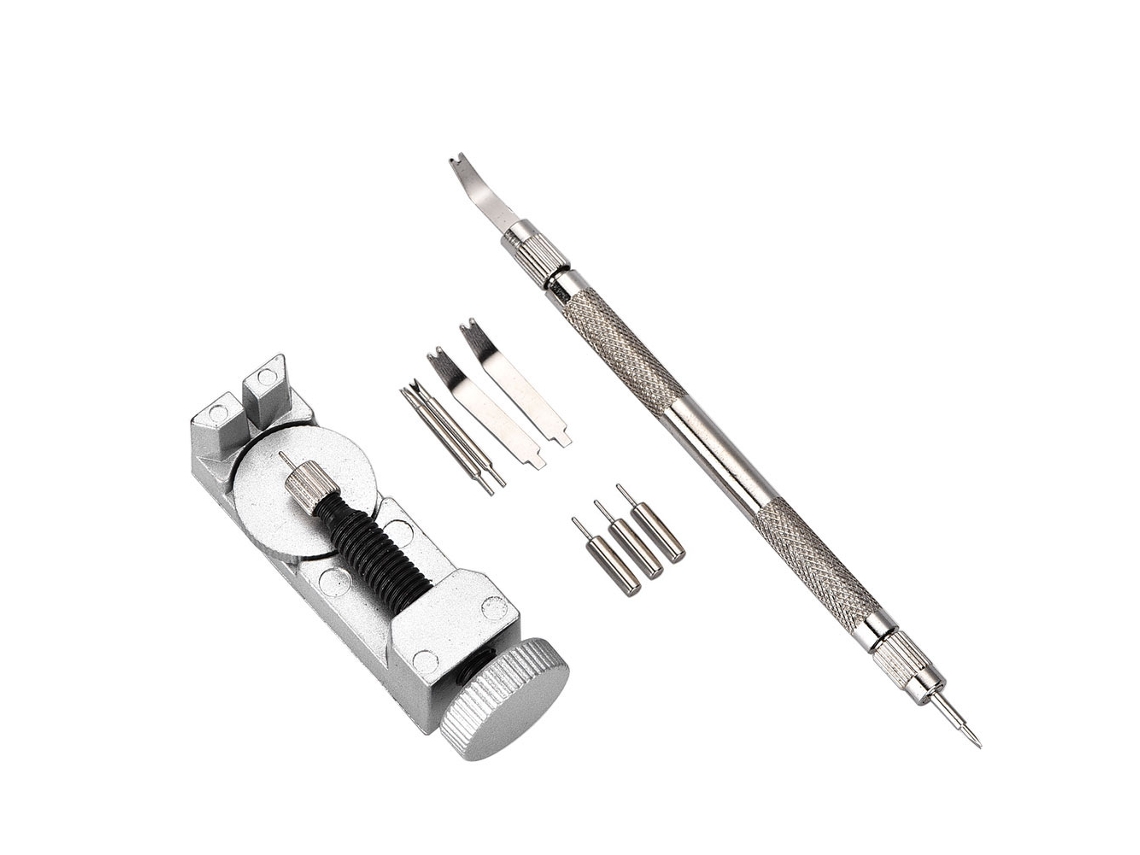 Kit De Reparo De Relógio 9 Peças Para Troca De Pulseira E Bateria