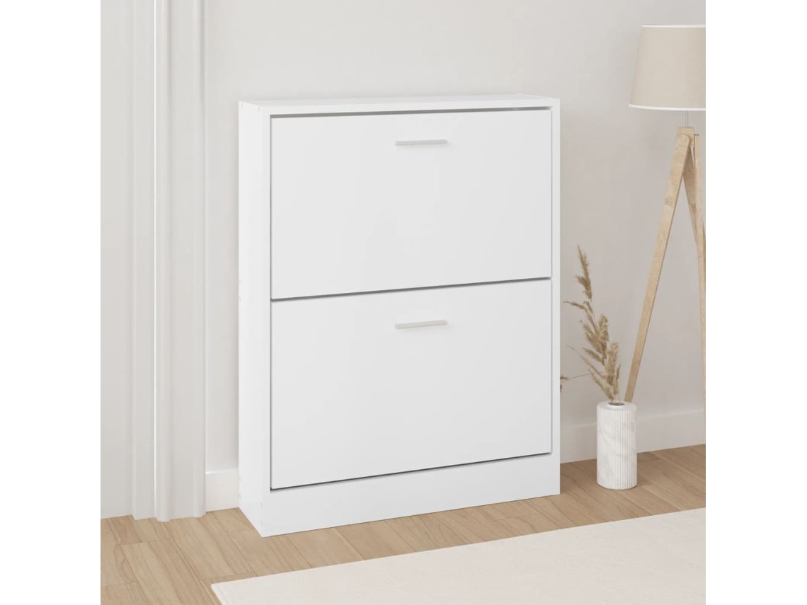 Sapateira 59x17x81 cm derivados de madeira branca DKD HOME DECOR