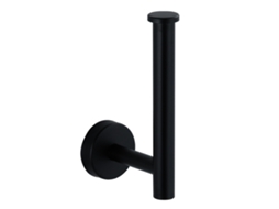 Suporte de Papel Toalha Aço Inox Preto Mate Cilíndrico