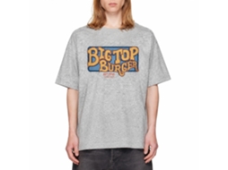 Rockinstone Killer Klowns Big Top Burger Heather Gray Adult T-shirt Size:m