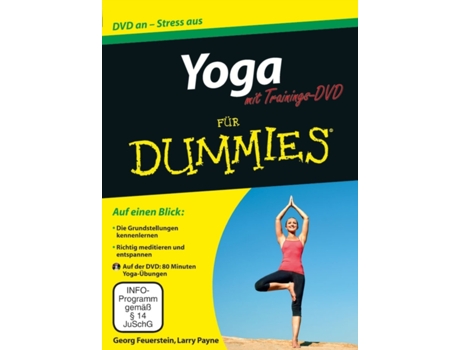 Livro Yoga für Dummies mit Video-DVD de Georg Feuerstein, Larry Payne (Alemão)