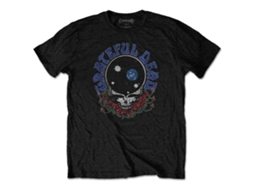 T-Shirt ROCK OFF Grateful Dead - Space Your Face Preto (Tamanho: M)