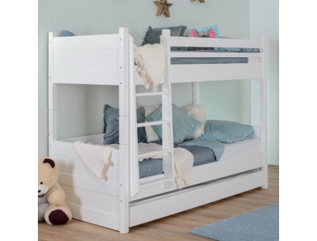 Beliche Atenas 211X98X167 Branco Madeira com Gaveta CASA VITAL