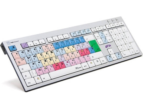 Teclado LOGICKEYBOARD Avid NewsCutter (Com Cabo - Layout Alemão - Teclado Numérico)
