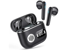 Auriculares Esportivos Intra Dágua Display Led Yizhood Bluetooth Com Cancelamento De Ruído Preto