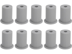 Kit De Passagem Cabos Com 10 Peças Buchas Silicone Para Ethernet,