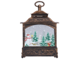 Lâmpada Led Chaminé Decorativa Natal Luz Quente Boneco Neve
