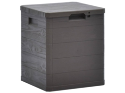 Caixa De Arrumaã§ã£o Para Jardim 90 L Marrom DKD HOME DECOR