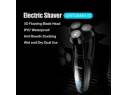 Afeitadora Eléctrica Enchen Gentleman 5s Com 3 Lâminas Flutuantes 3d, Uso Húmido E Seco, Impermeável Ipx7, Recarregável Type-c