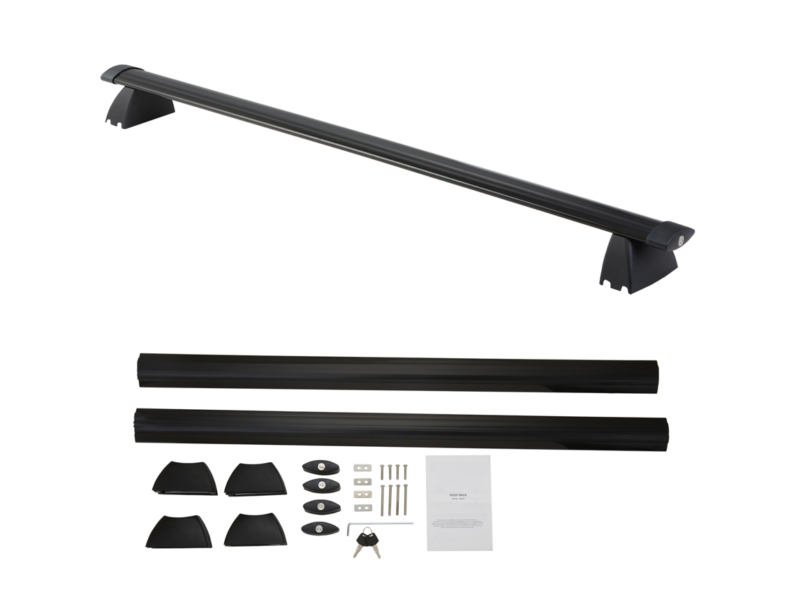 Barras de Teto Cruzadas 2 Peças Compatível com Jeep Grand Cherokee 2011 2021 Porta equipagens Alumínio para Carro Carga 90,7 Kg Fechadura Fácil