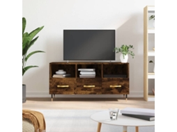 Vidaxl Móvel De Tv 102x36x50 Cm Derivados De Madeira Carvalho Fumado