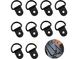 2026 anclaje D rings de Acero Inoxidable, Anillos de Amarre para Remolques, Camiones, 10 Piezas, Carga Máxima 100kg, Fácil Instalación