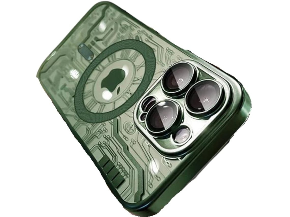Capa Voltage Conexão Magsafe para iPhone 48 Verde