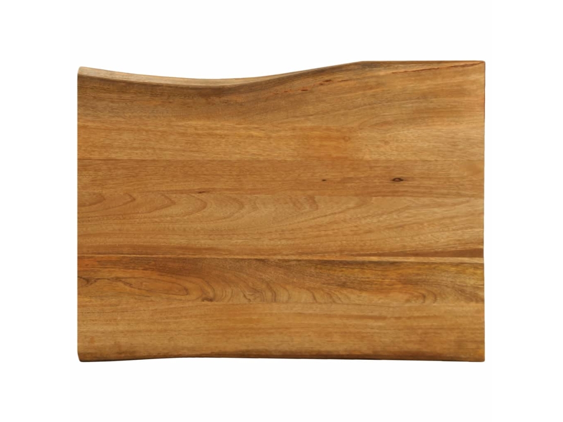 Tampo de mesa VIDAXL Marrom Madeira (90x60x2,5 cm)