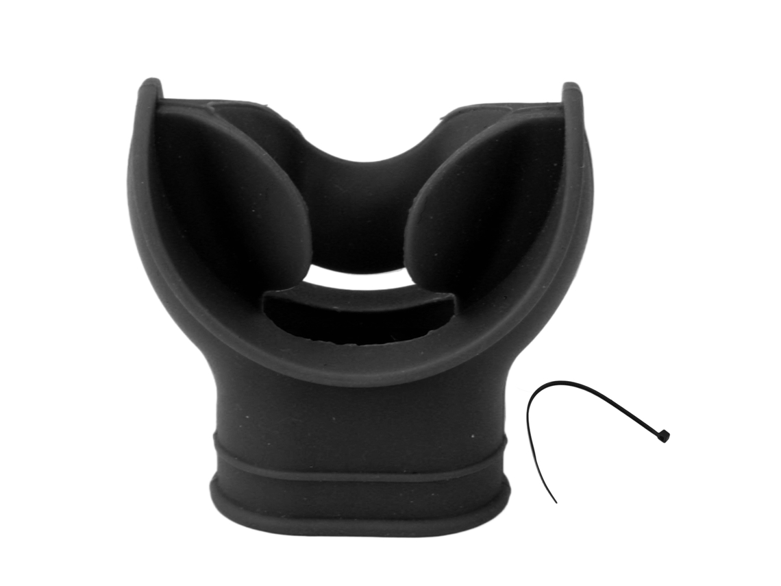 Yncm-boquilha De Regulador De Mergulho Silicone Universal Preta
