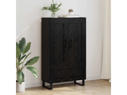 Vidaxl Buffê Carvalho Preto 69,5 X 31 X 115 Cm Derivados De Madeira