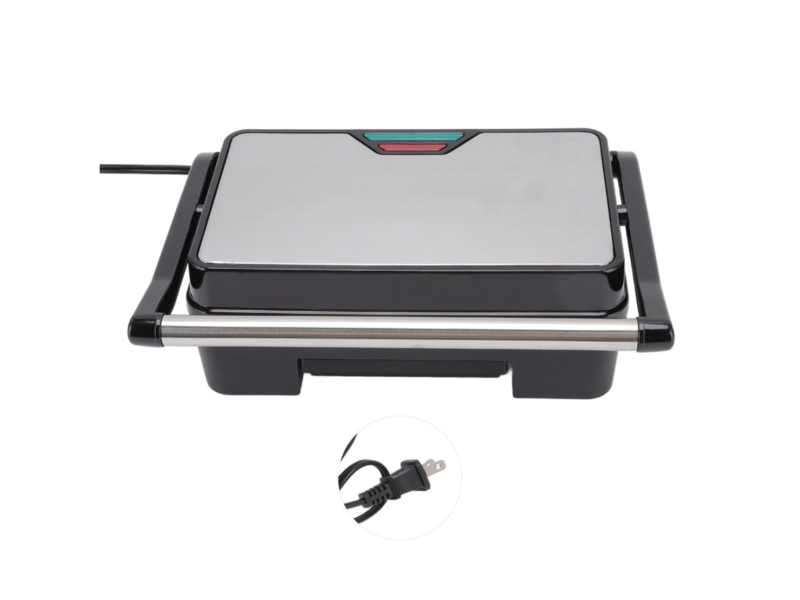 Laxiscreed Máquina De Café Da Manhã Aquecimento Duplo 850w Multifuncional Para Panini E Bife