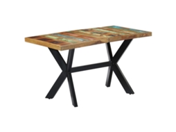 Mesa De Jantar 140x70x75 Cm Madeira Recuperada Maciã§a DKD HOME DECOR