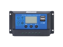 Controlador De Carga Solar Lcd 20a 12v 24v Com 2 Portas Usb Inteligente De 5v E Identificação Automática