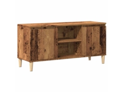 Tv Cabinet, Tv Cabinets Vidaxl Marrom Madeira Processada (n/a)