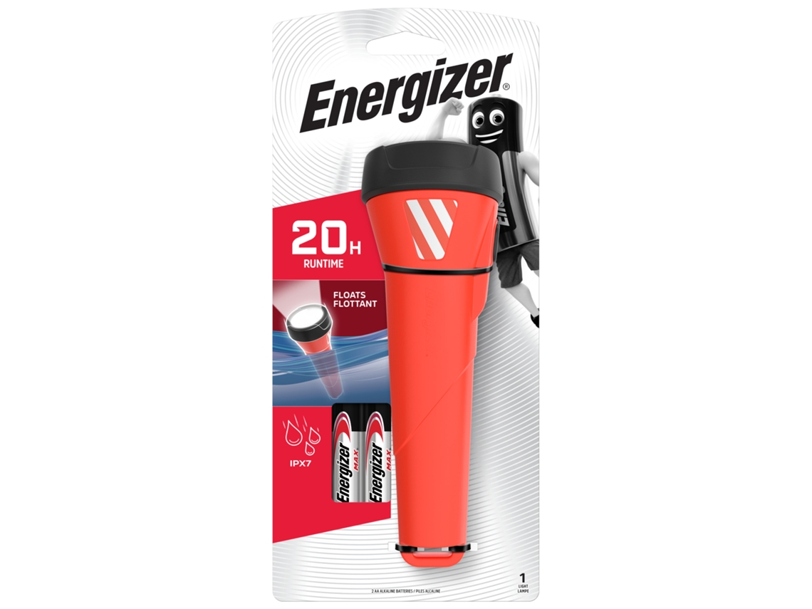 Lanterna à Prova de Água ENERGIZER 100 Lúmens com 2 Pilhas Alcalinas AA