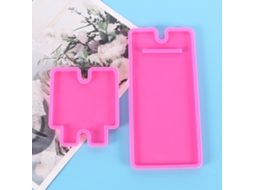 Suporte de artesanato AQUAFORGE para celular, mesa de cabeceira, escritório, cozinha, rosa