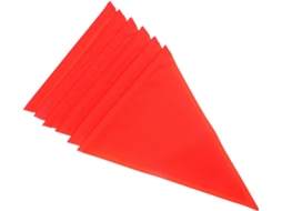 Bandeiras De Segurança Para Bicicleta Em Pvc Vermelho De Alta Visibilidade, Fáceis De Remover.
