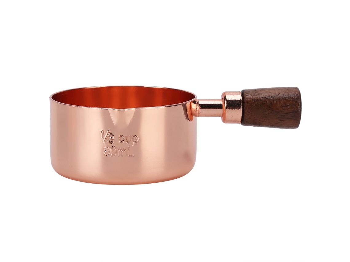 Panela LAXISCREED Aço Inox Rosa Ouro 1/3 Xícara