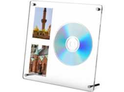 Suporte Acrílico Transparente Fácil Compacto Ideal Mesas Prateleiras Porta Photocards Estiloso Cds Usar K Pop GOKOCO