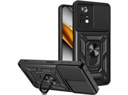 Lurelia Capa Antichoque Para Xiaomi Poco M4 Pro 4g, Anel Suporte E Proteção De Câmara