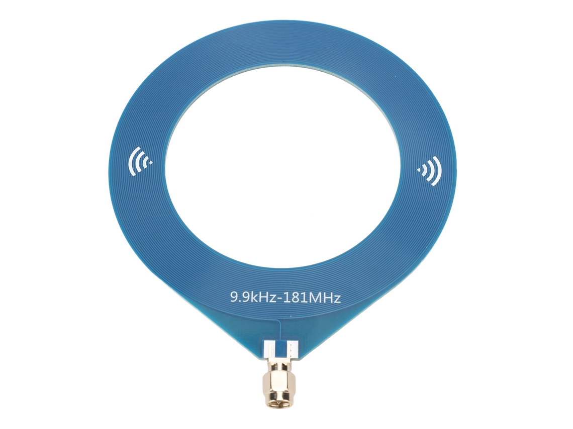 Antena Loop Bb Portátil EOOCOO com Interface Sma e Faixa de Frequência 9,9khz a 181mhz