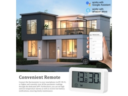 Termômetro Higrômetro Digital Zigbee S/MARCA