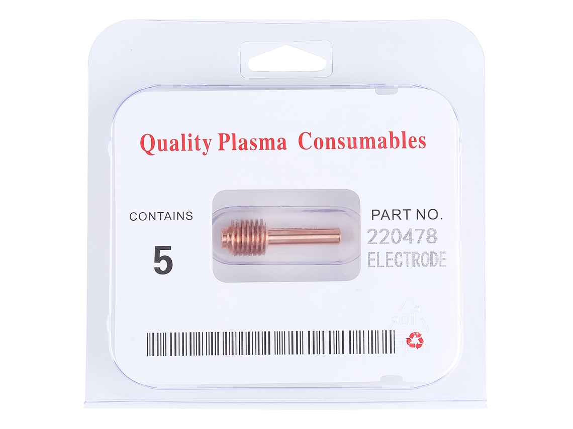Kit De 5 Eléctrodos Consumíveis Para Tocha De Corte Plasma 220478