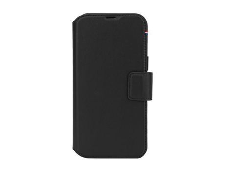 Capa Fólio Magsafe Concha Amovível para iPhone 16 Plus DECODED com Porta-Cartões Preto