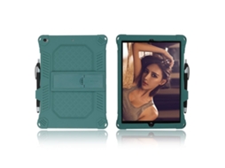 Couro Com Solid Theme Flip Capa para iPad 10.2 2019/air 2019, Verde