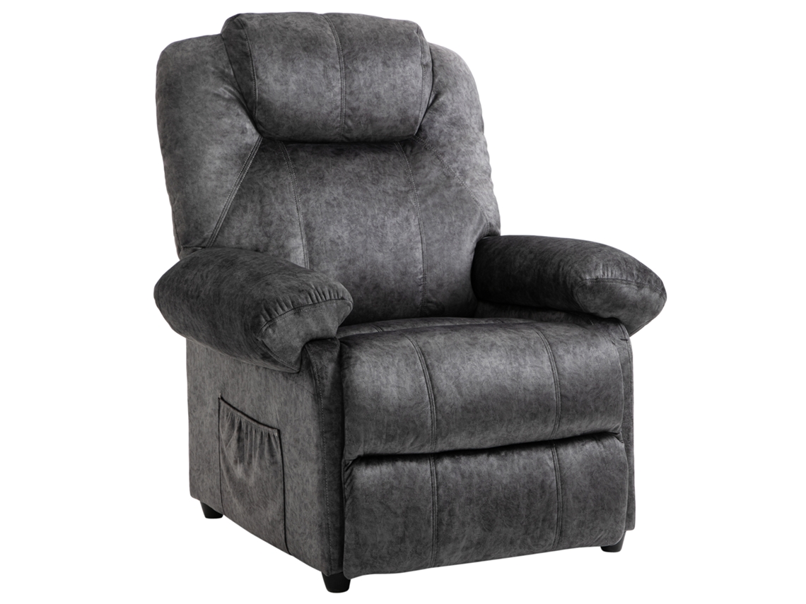 Mini Poltrona Sofá Infantil com Assento Acolchoado e Apoios de Braço 61x42x53 Cm Marrom S/MARCA