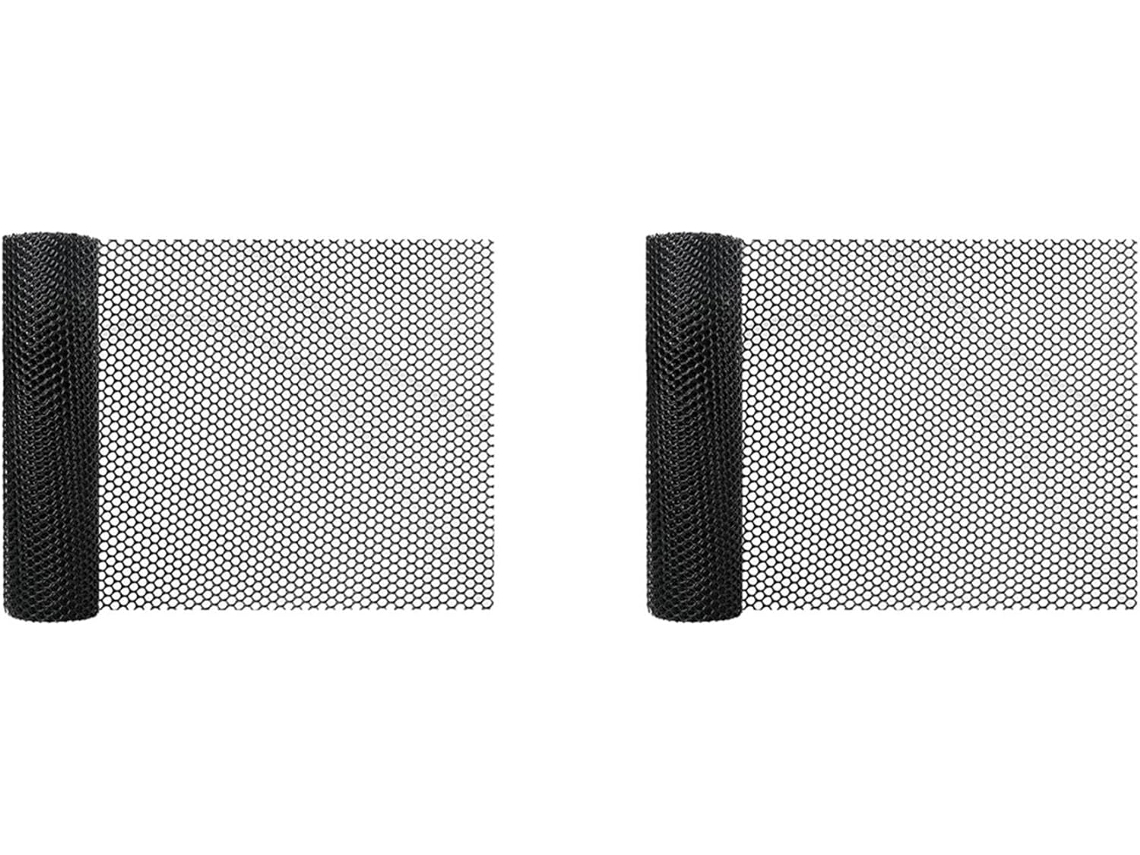 Conjunto De 2 Grades Hexagonais De Plástico Para Galinheiro.